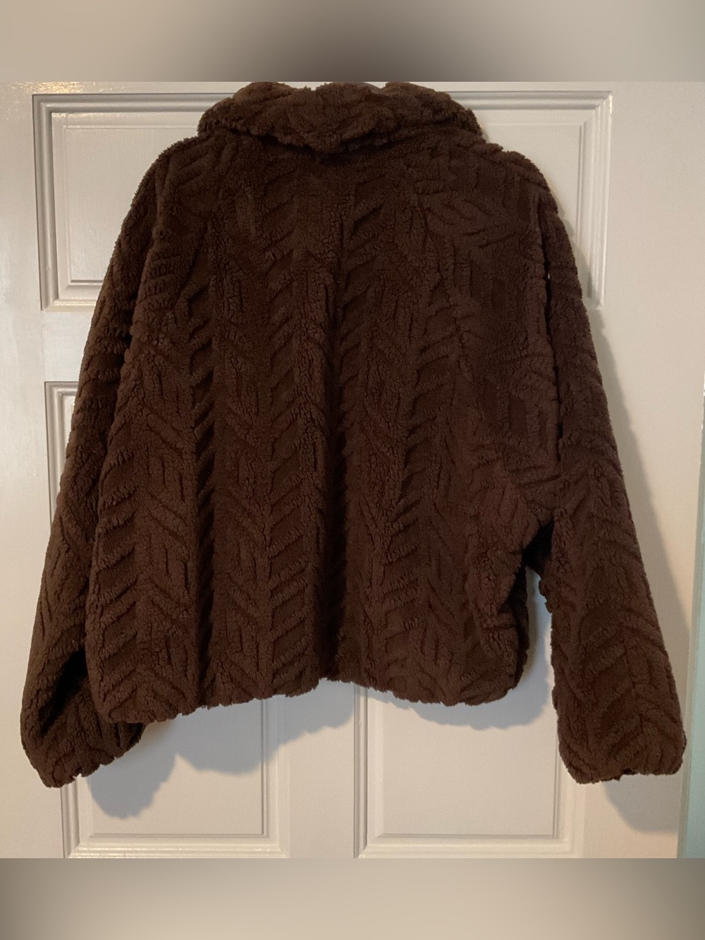 Anthropologie Pilcro Textured Faux Fur Jacket - Picture 4 of 6